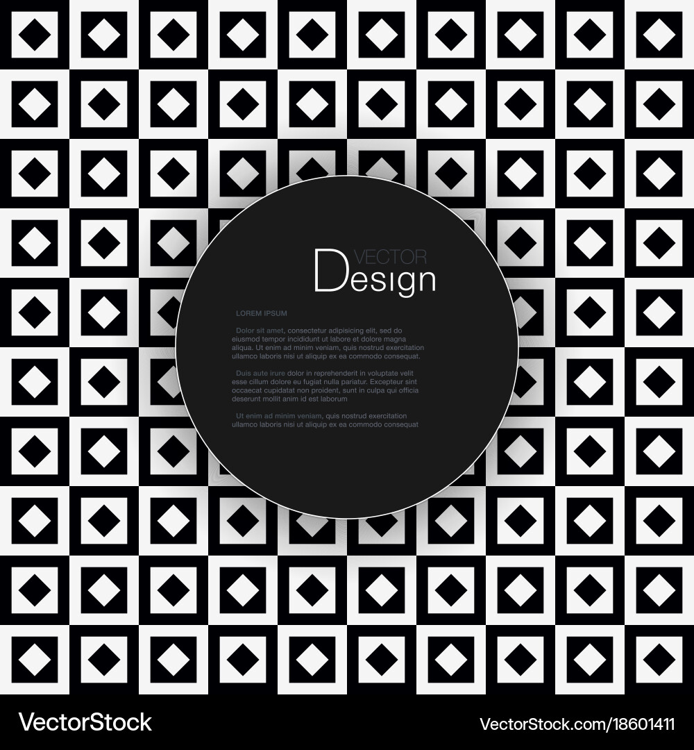Abstract background with text box vector image