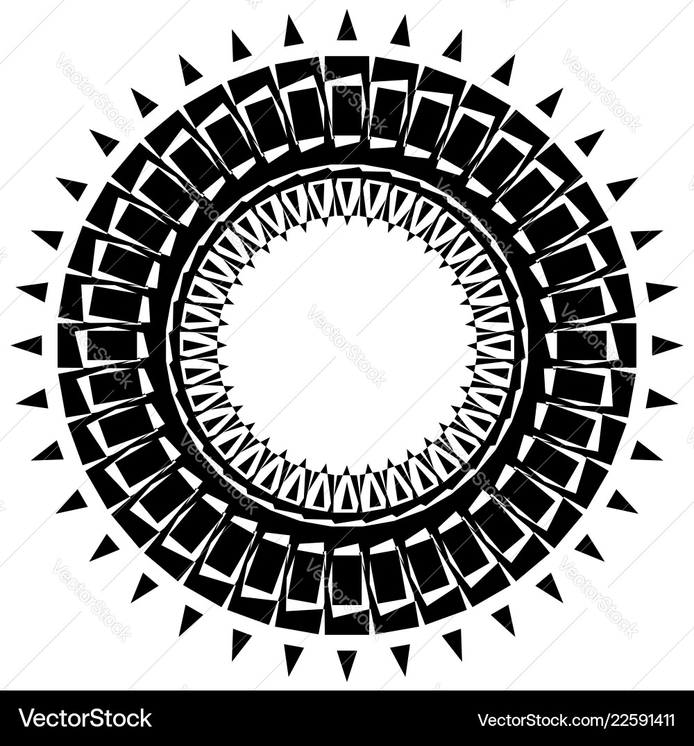 Abstract circular element circle mandala Abstract circular element circle mandala vector image