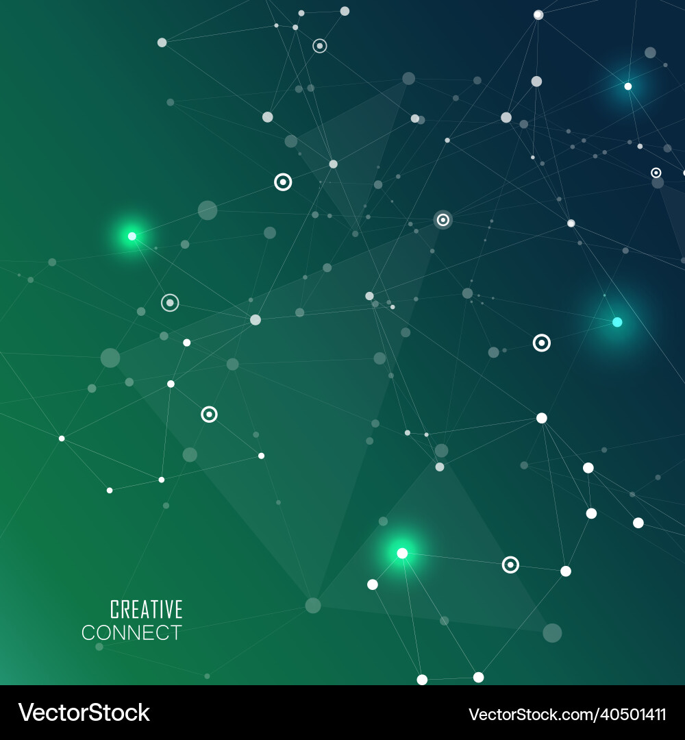 Abstract green color science background Abstract green color science background vector image