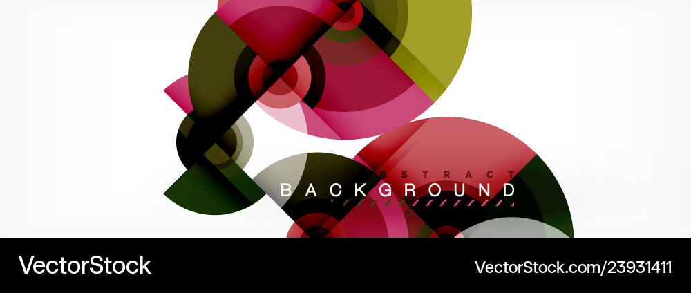Circular abstract background Vector Image