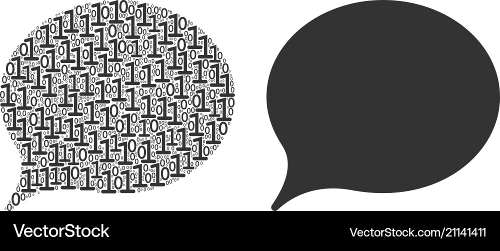 Hint mosaic of binary digits Hint mosaic of binary digits vector image