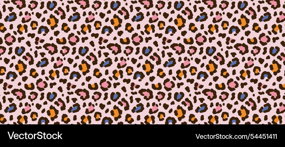 Leopard Print Pattern vector image