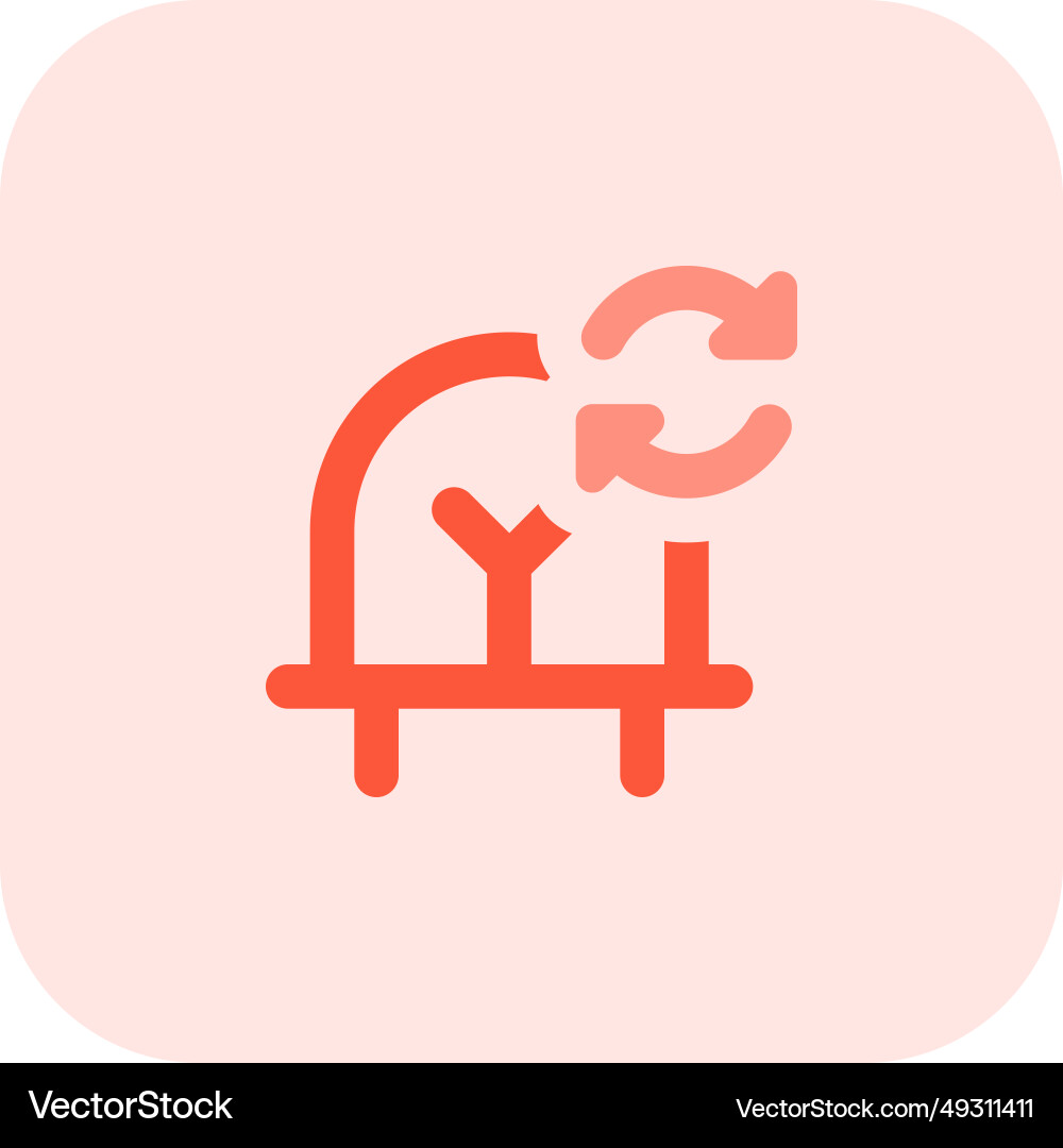 Refresh or restart led light for best performance Vector Image