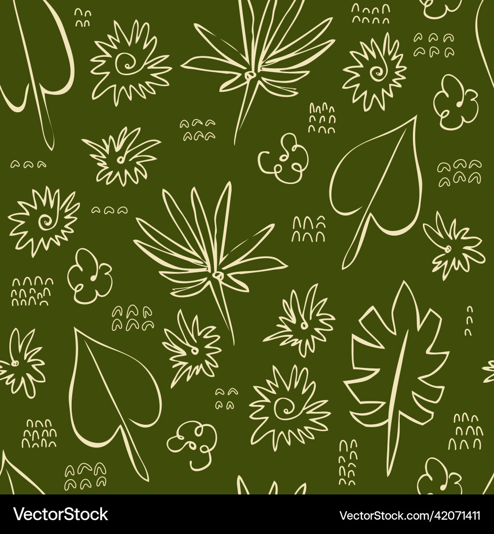 Seamless flat pattern with contour lines Seamless flat pattern with contour lines vector image
