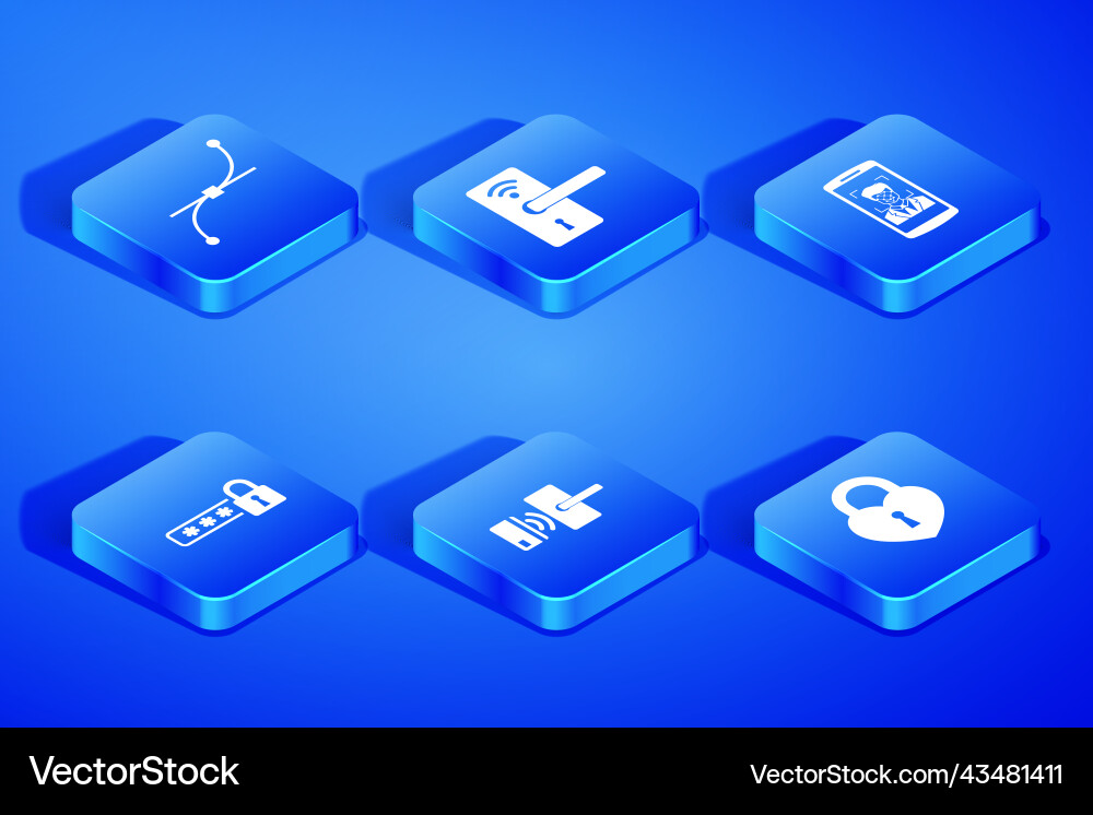 Set castle in the shape of heart bezier curve Set castle in the shape of heart bezier curve vector image