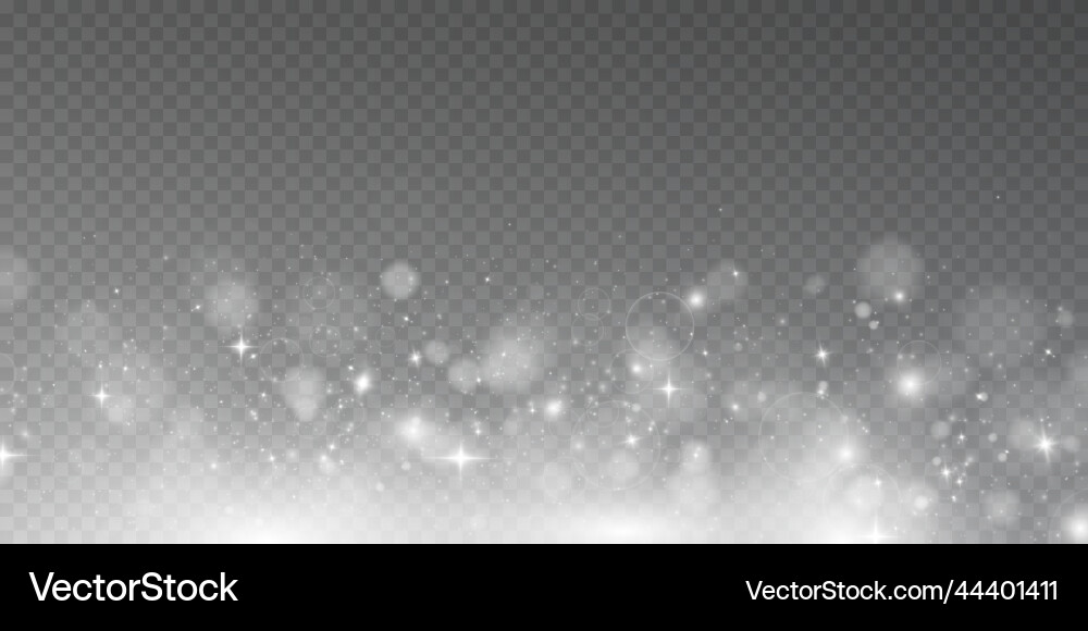 Shining bokeh isolated on transparent background Shining bokeh isolated on transparent background vector image