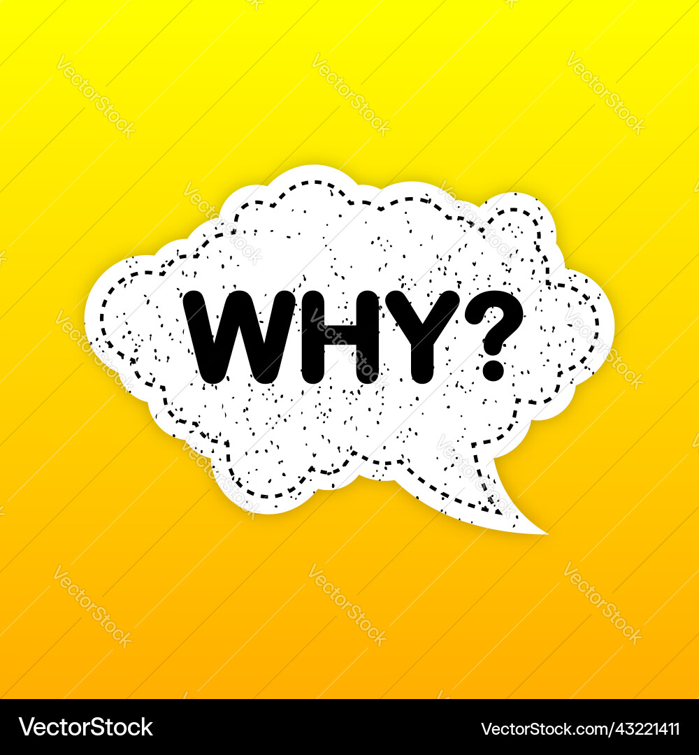 Yellow why speech bubble icon symbol web design Yellow why speech bubble icon symbol web design vector image