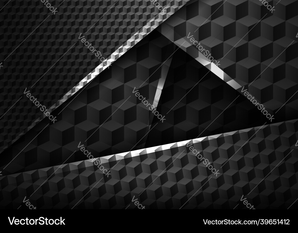 Abstract texture from dark 3d cubes background Abstract texture from dark 3d cubes background vector image