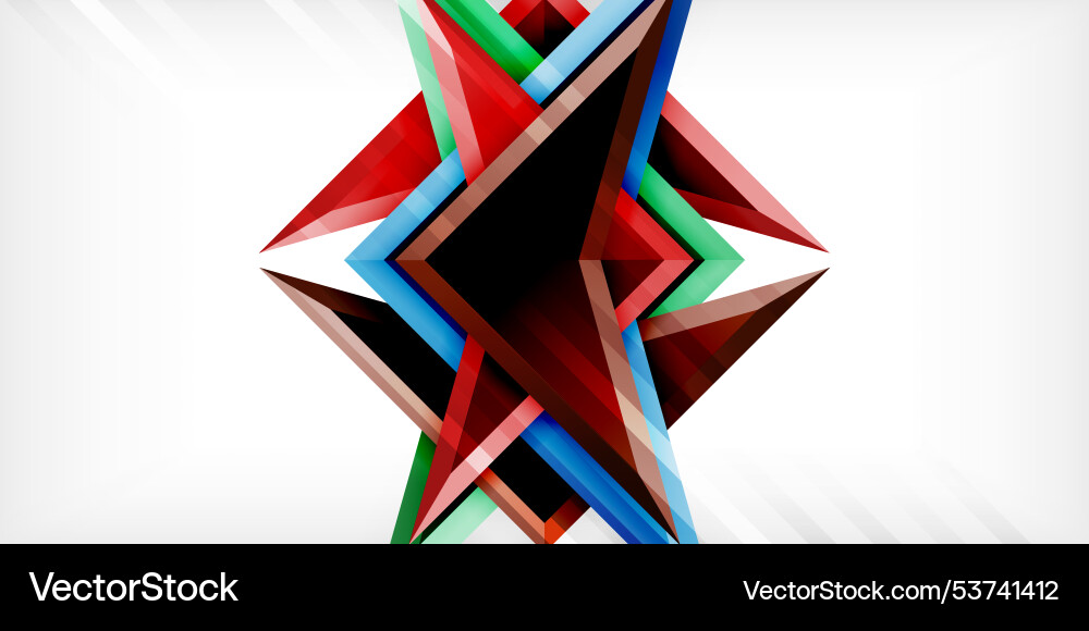Arrows with 3d effect abstract background Arrows with 3d effect abstract background vector image