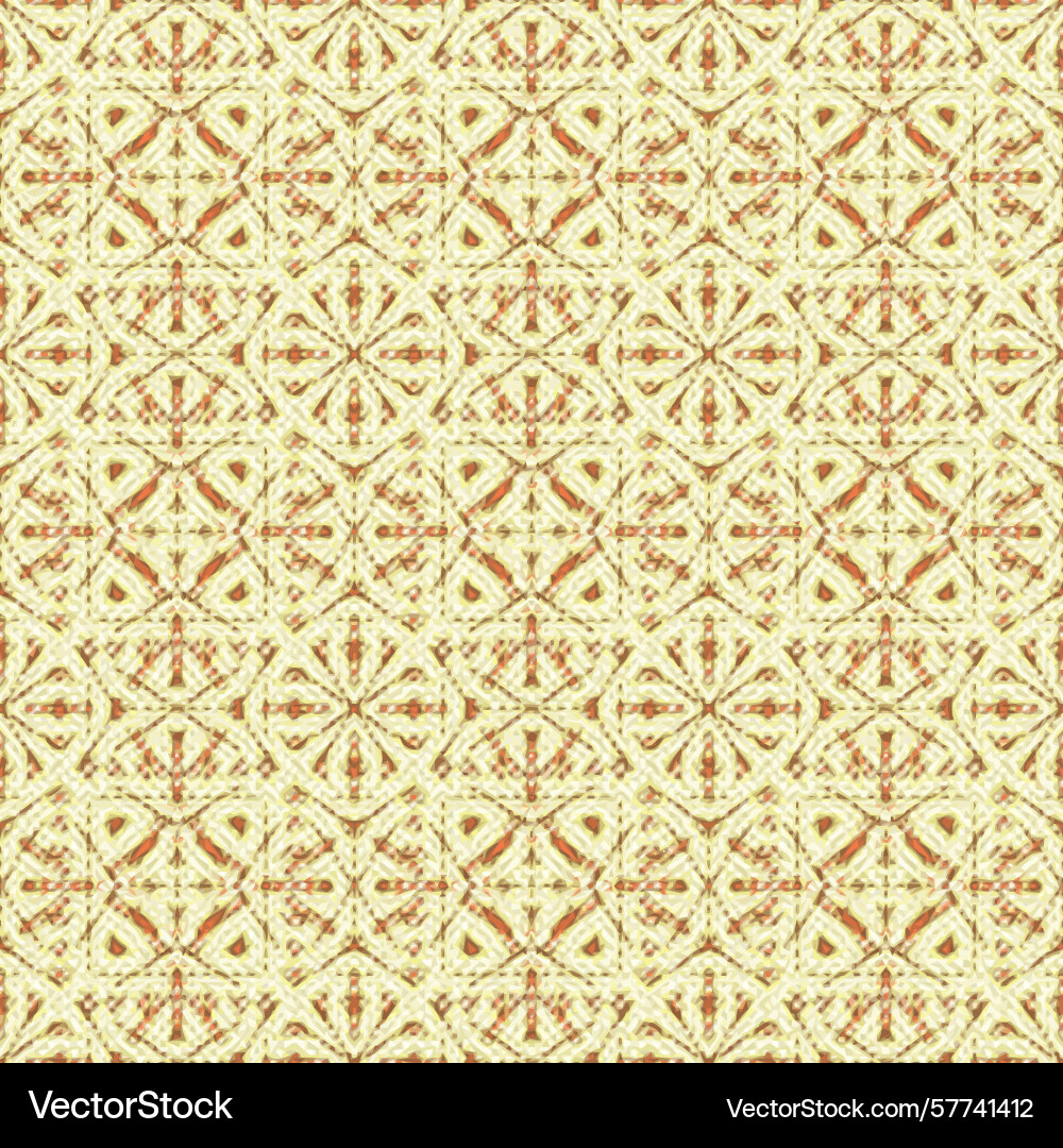 Creative patterned fabric texture in the form Vector Image