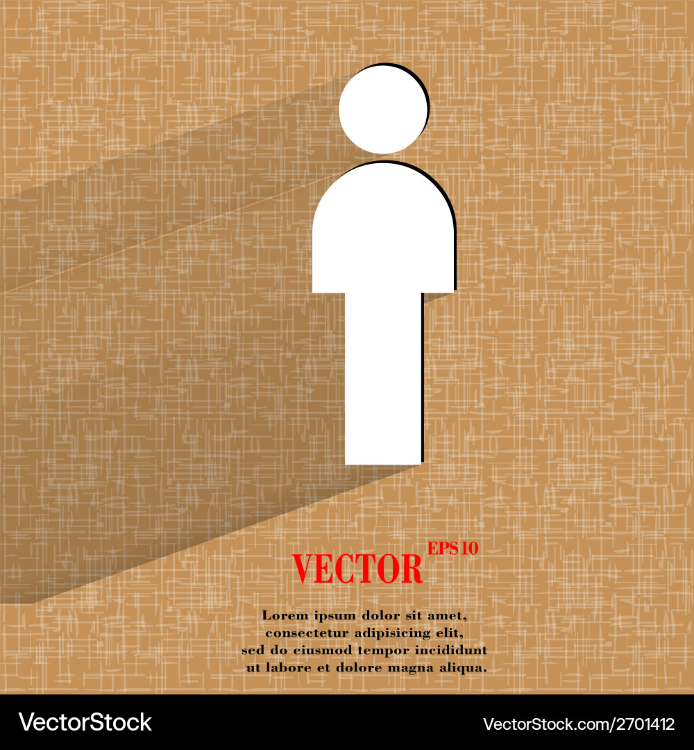 Man restroom flat modern web design Vector Image