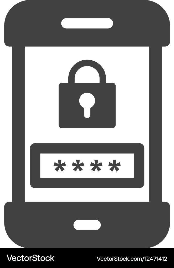 Passcode vector image