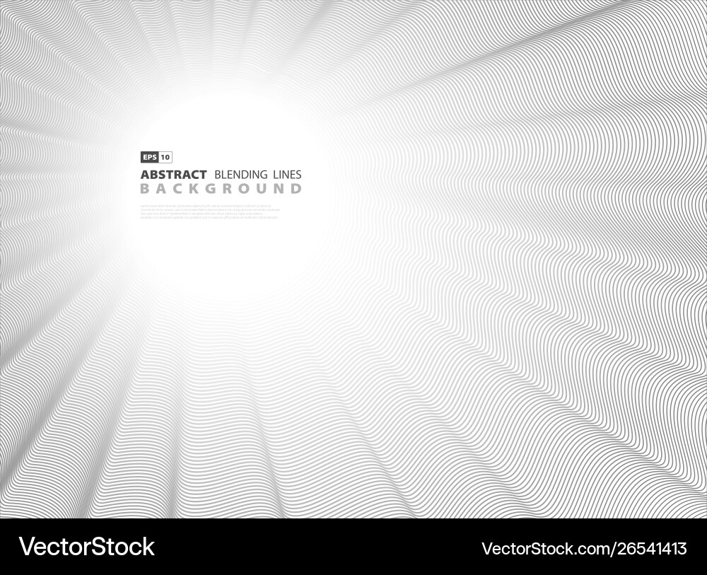 Abstract black blending line cover decoration Abstract black blending line cover decoration vector image