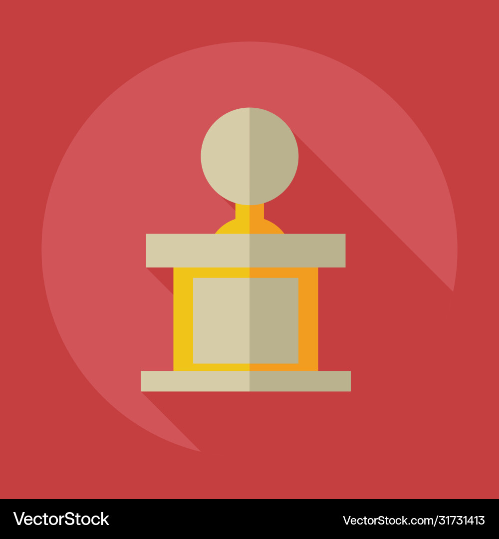 Flat modern design with shadow icons judge Flat modern design with shadow icons judge vector image