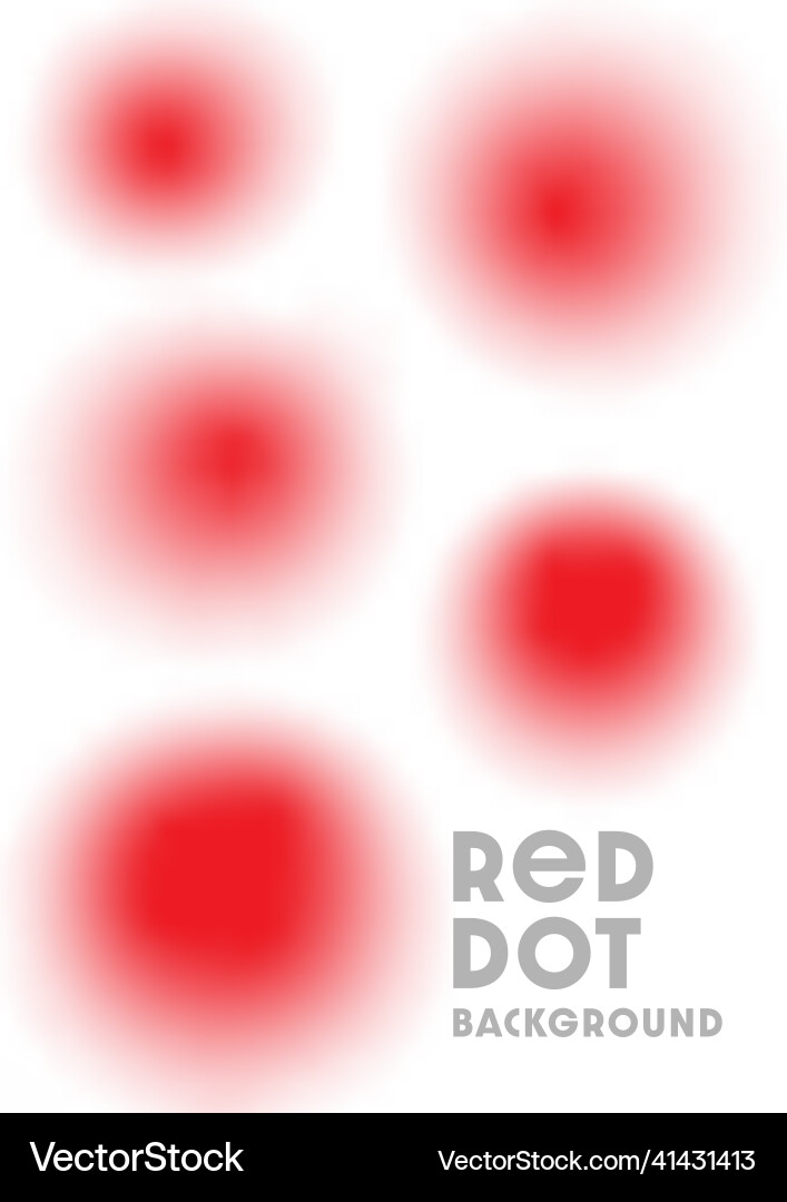 Red circle gradient abstract background vector image
