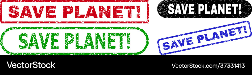 Save planet exclamation rectangle stamps using vector image