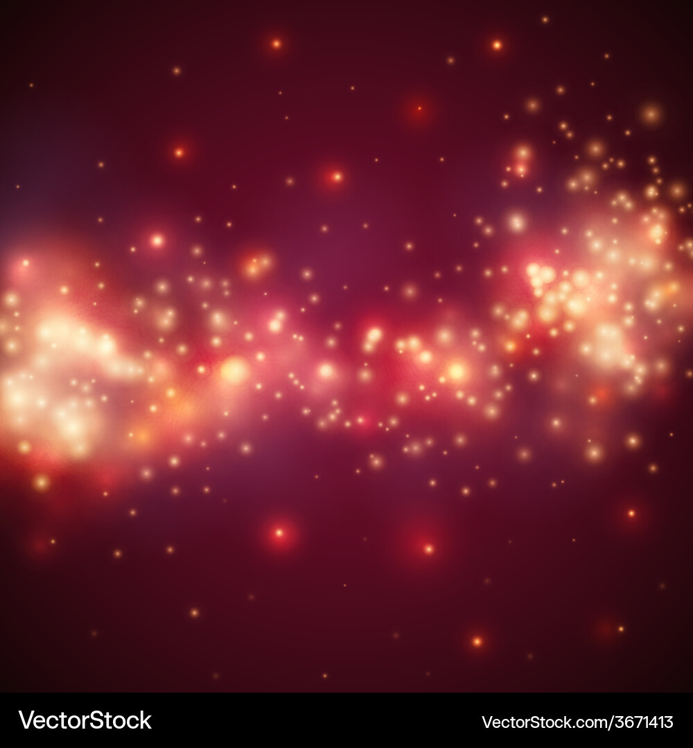 Sparkling Bokeh Lights Background vector image