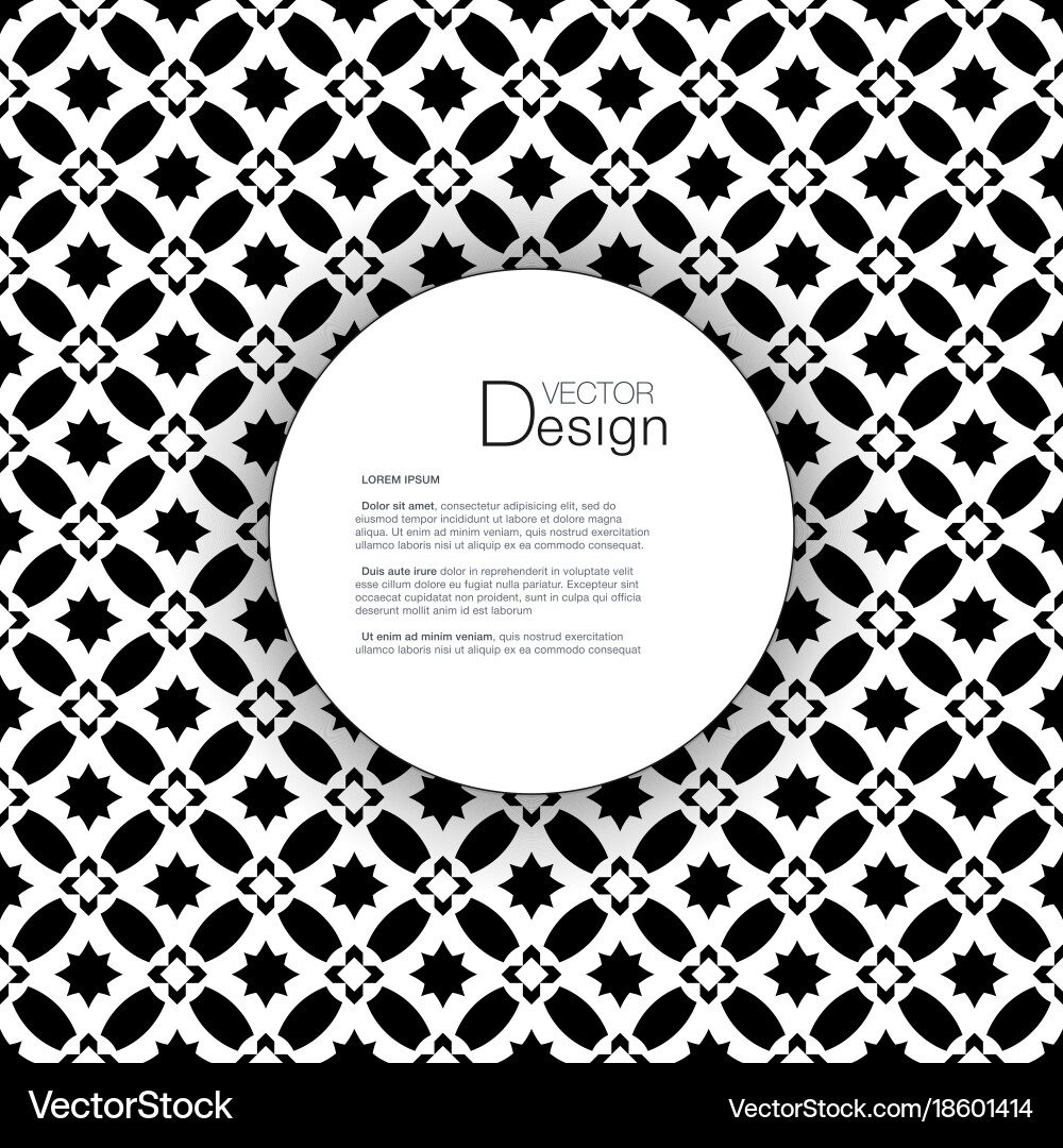 Abstract background with text box Vector Image