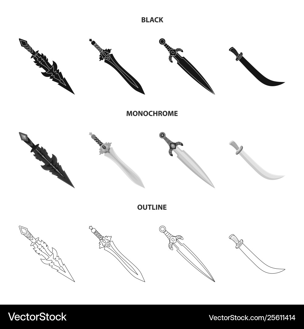 Design game and armor symbol set Design game and armor symbol set vector image