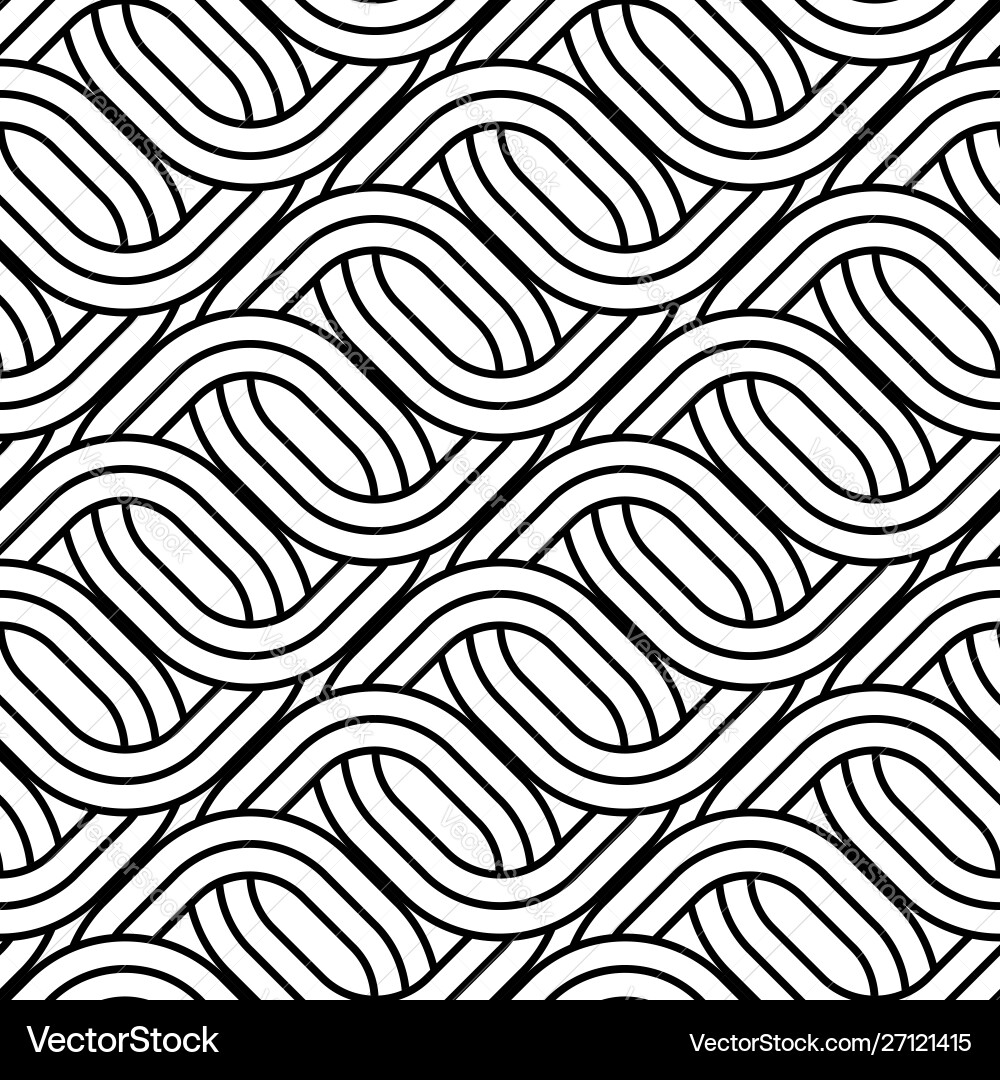Design seamless chain pattern vector image