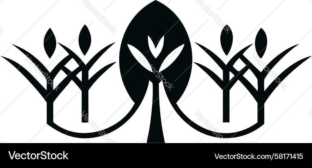 Elegant Tree Branch Frame Vector Image