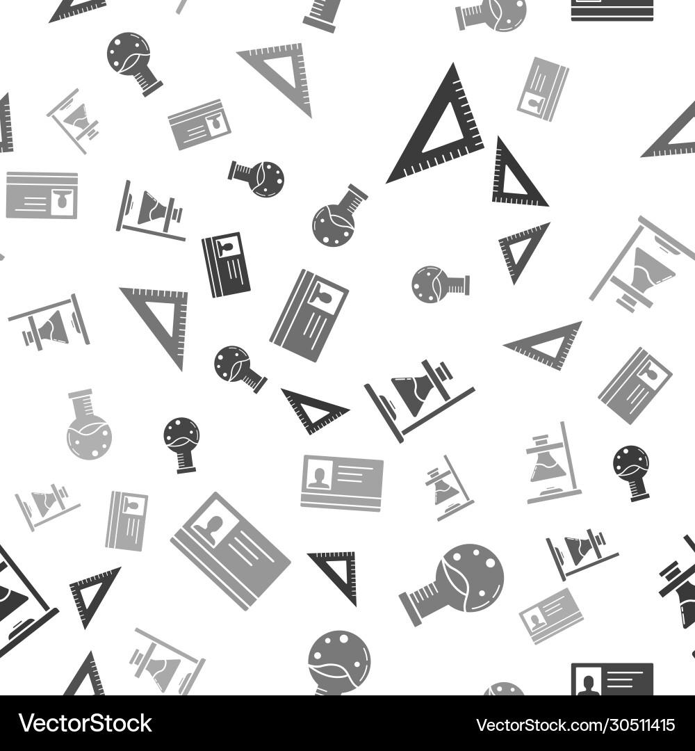 Set triangular ruler test tube and flask chemical Set triangular ruler test tube and flask chemical vector image