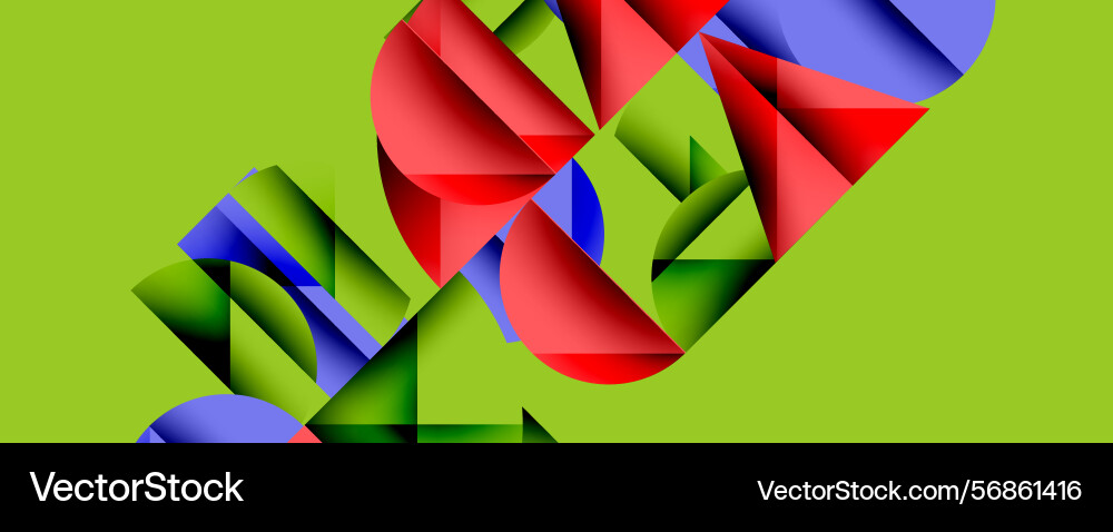 Abstract geometric shapes overlap creating Abstract geometric shapes overlap creating vector image