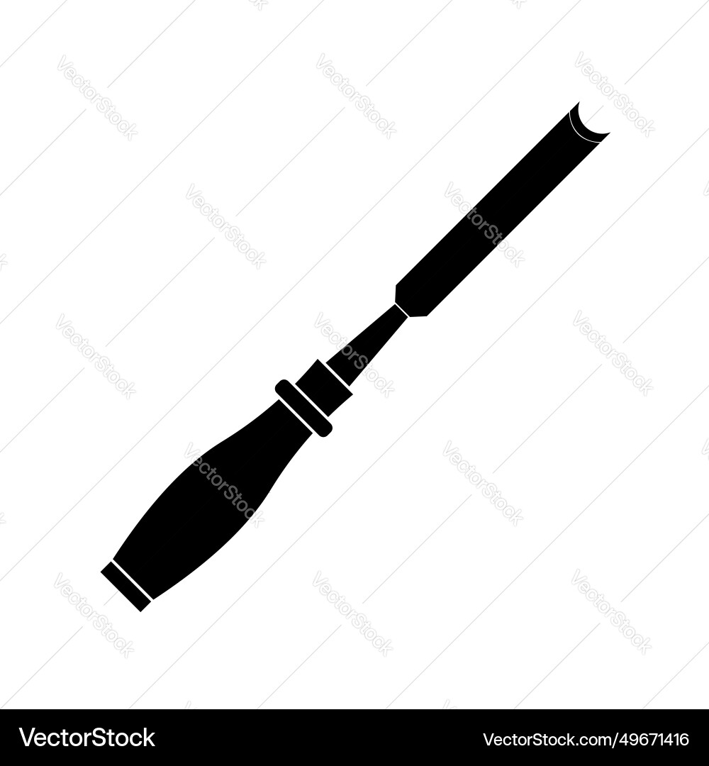 Chisel Ikone Schatten Reflexion Design Chisel Ikone Schatten Reflexion Design vektorbild