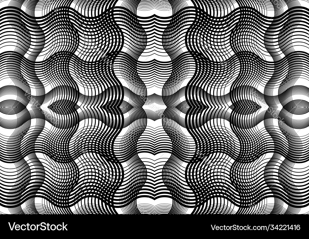 Repeatable and tileable grid mesh zig-zag Repeatable and tileable grid mesh zig-zag vector image