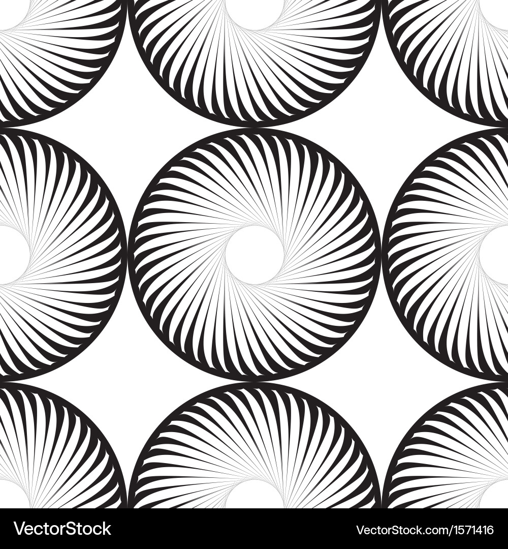 Seamless pattern with circles vector image