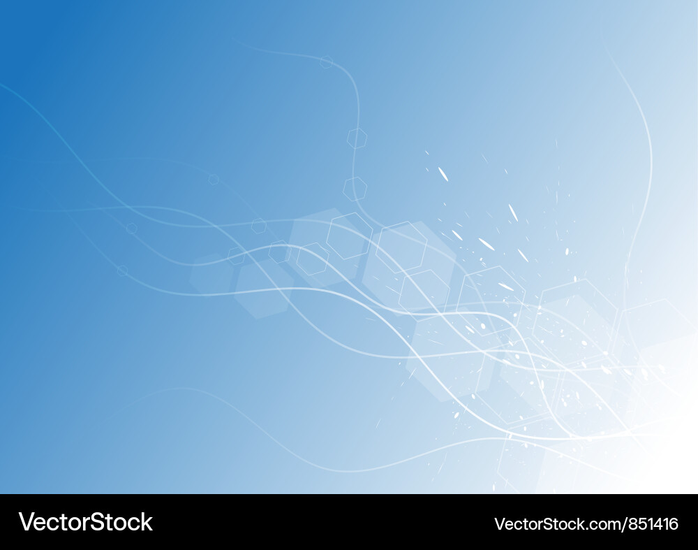 Subtle Blue Gradient Background Vector Image