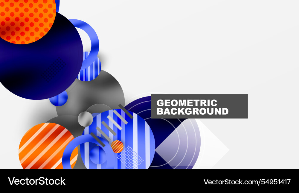 Abstract geometric background with overlapping Abstract geometric background with overlapping Vector Image