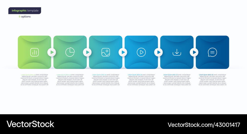 Abstract gradient minimalistic infographic Abstract gradient minimalistic infographic vector image