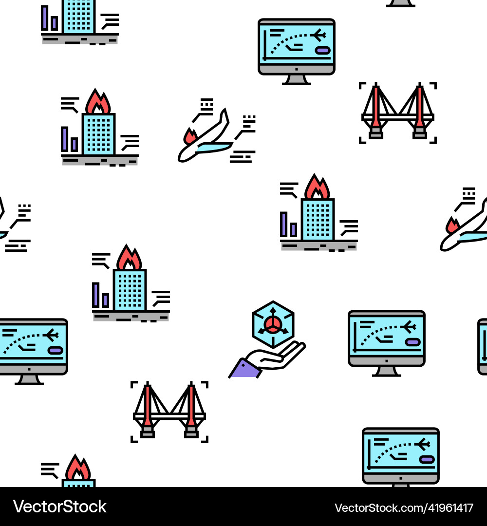 Modeling engineering seamless pattern Modeling engineering seamless pattern Vector Image