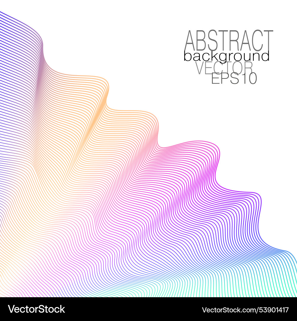 Multicolored draped silk wavy lines net pattern Multicolored draped silk wavy lines net pattern vector image