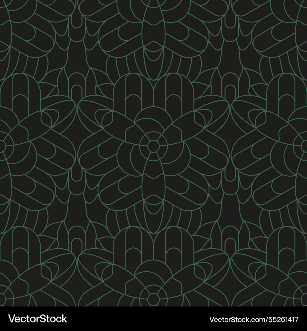 Seamless abstract pattern of gradient shapes vector image