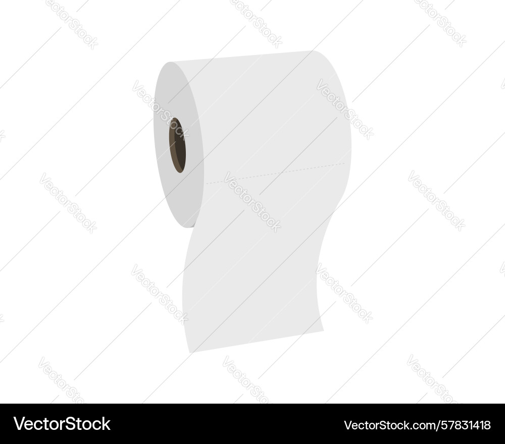 A simple yet impactful image of roll white A simple yet impactful image of roll white Vector Image