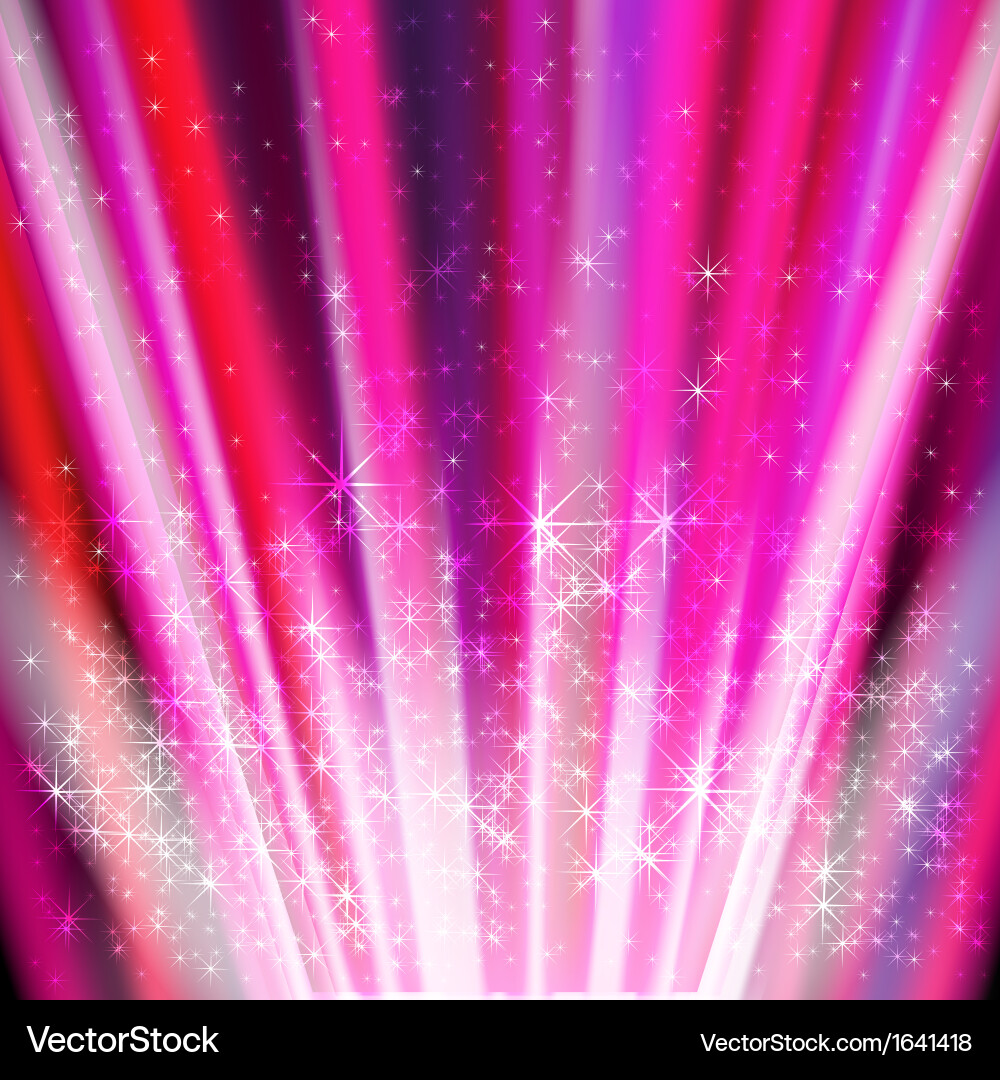 Abstract background with colored lines and light vector image