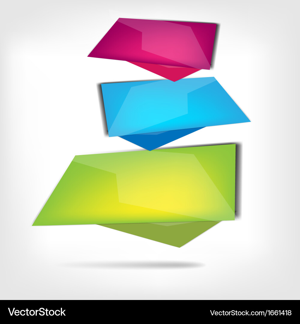 Background with abstract blank for text Vector Image