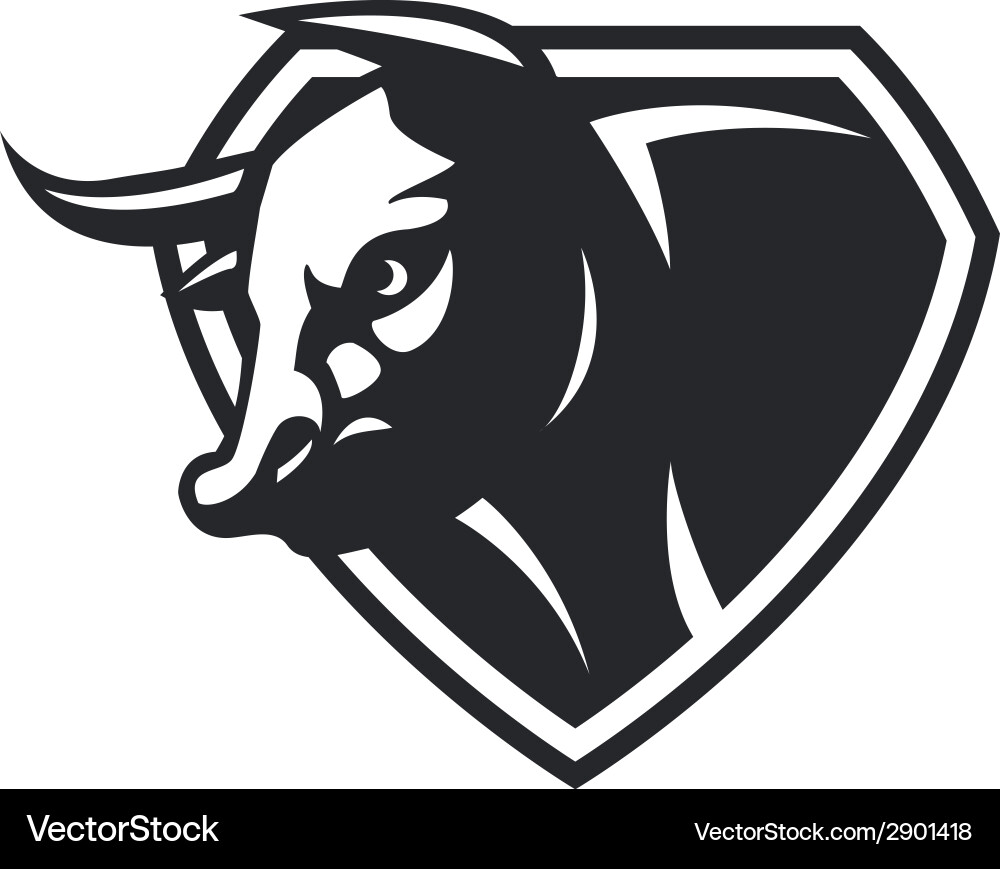 Cow head Royalty Free Vector Image - VectorStock