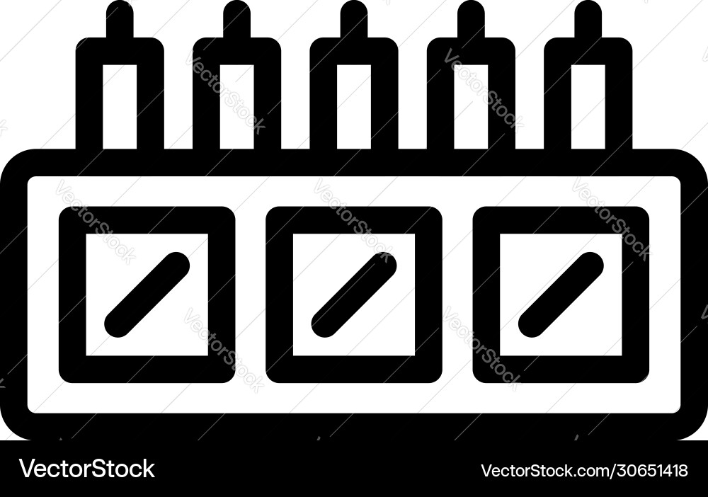 Data storage icon outline style Data storage icon outline style Vector Image