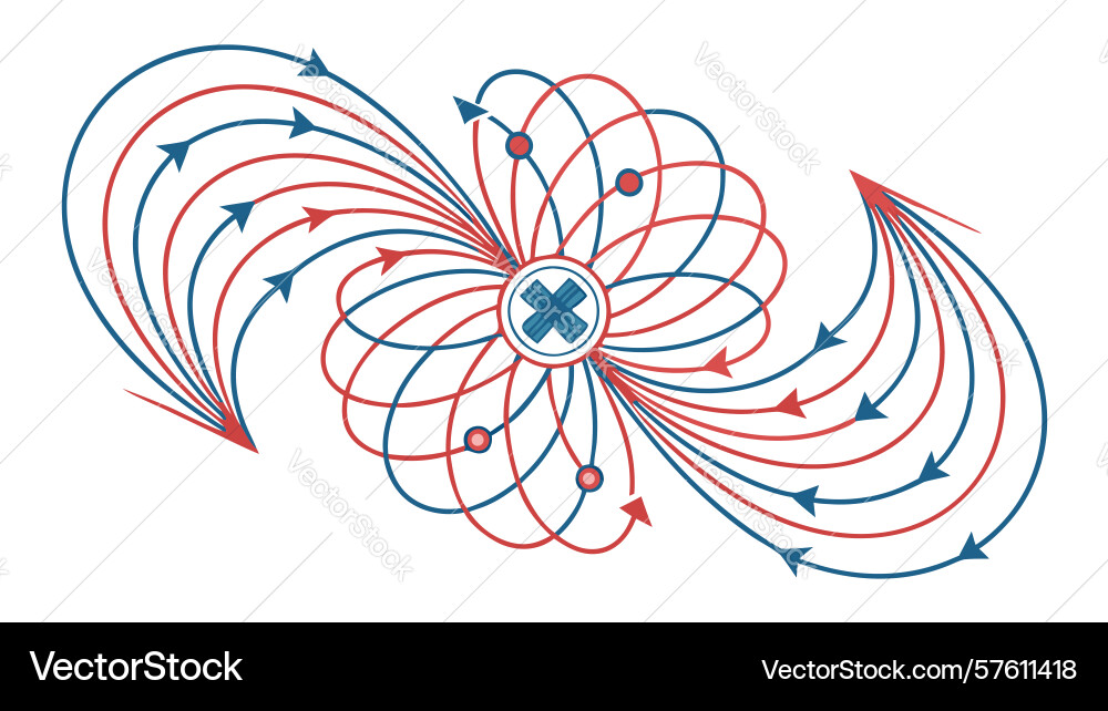Dynamic abstract swirling lines symbolizing vector image