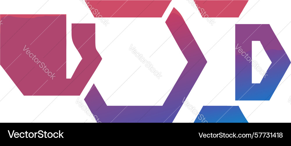 Hexagonal data flow connection abstract network Vector Image