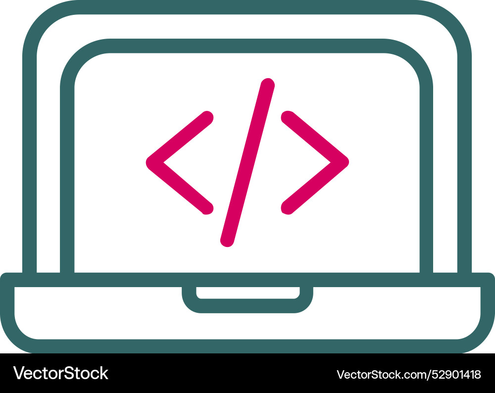 Html icon design vector image