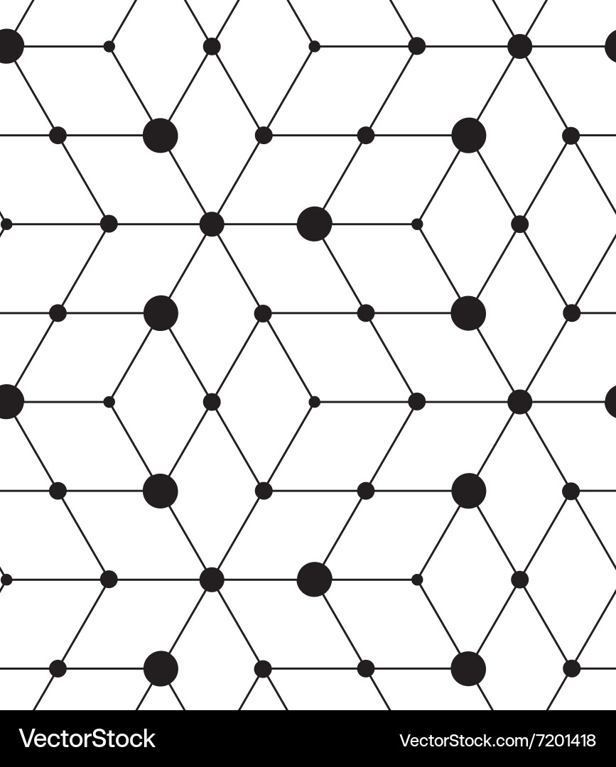 Modern Geometric Grid Pattern vector image
