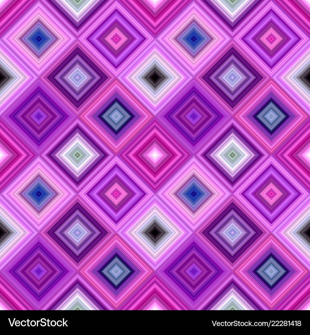 Purple abstract diagonal square mosaic pattern vector image