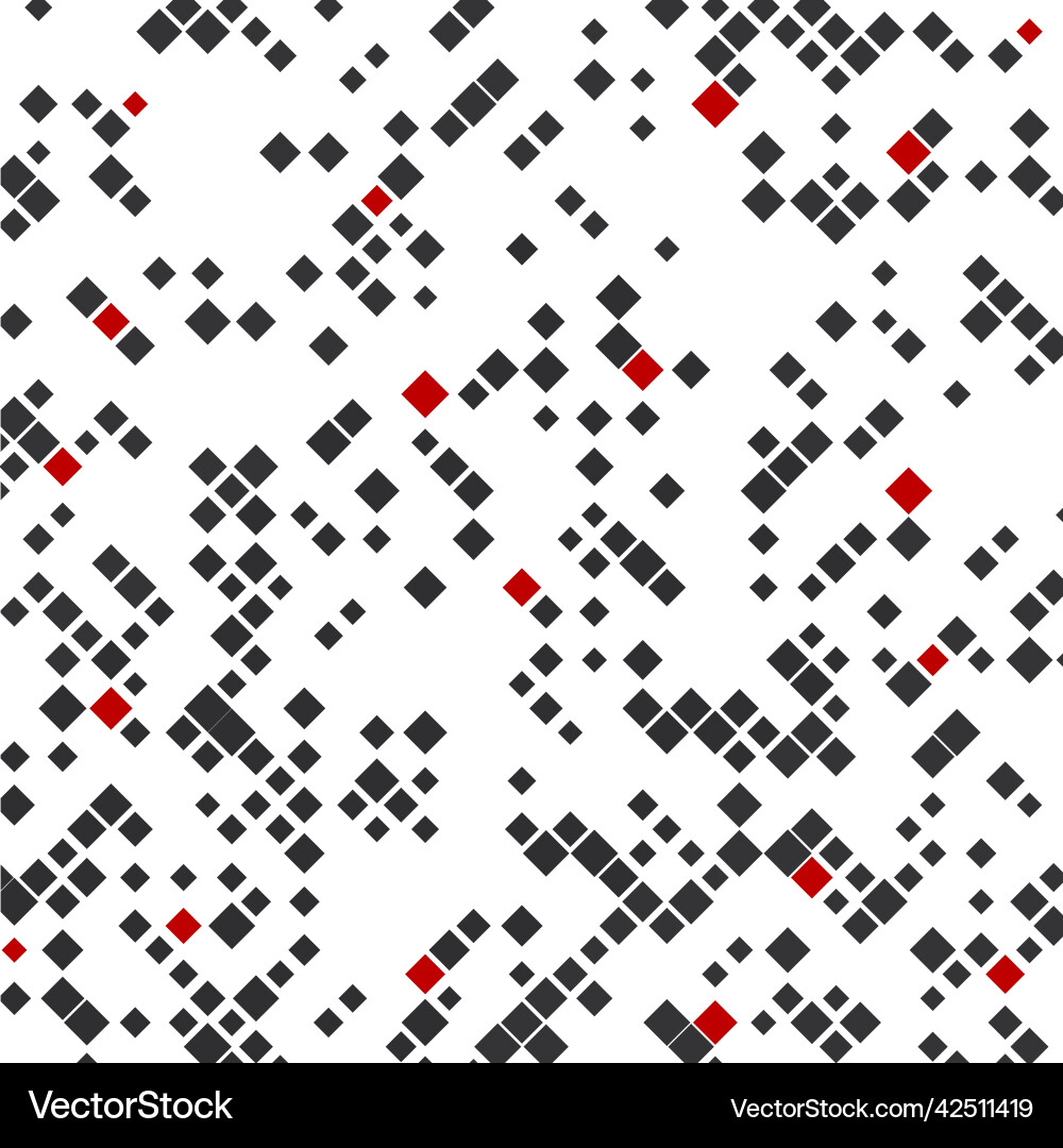Pattern of dark random pixelsmonochromatic Pattern of dark random pixelsmonochromatic Vector Image