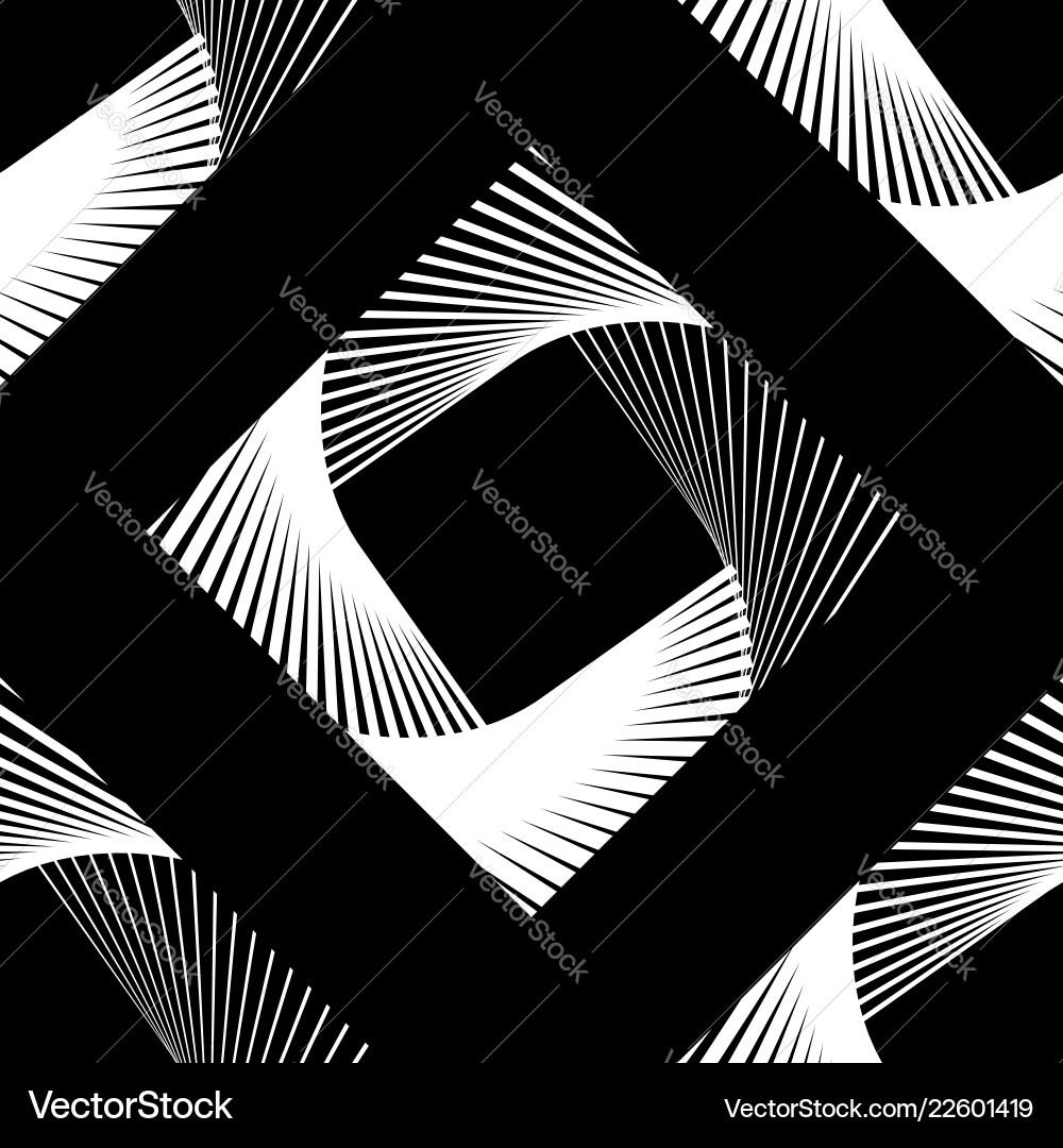 Seamless pattern of squares with random lines vector image