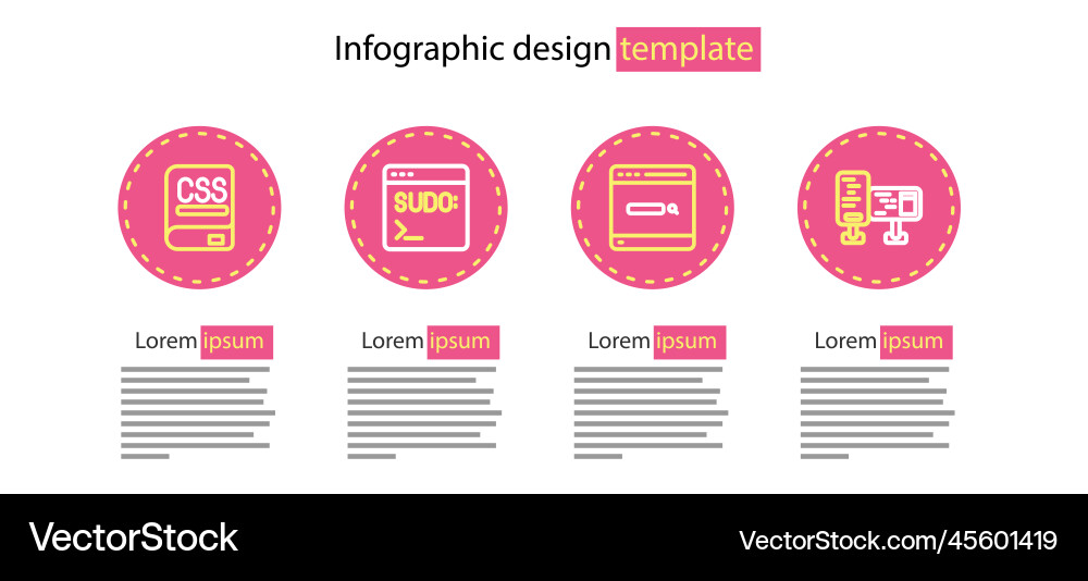 Set line search engine computer monitor screen Set line search engine computer monitor screen vector image