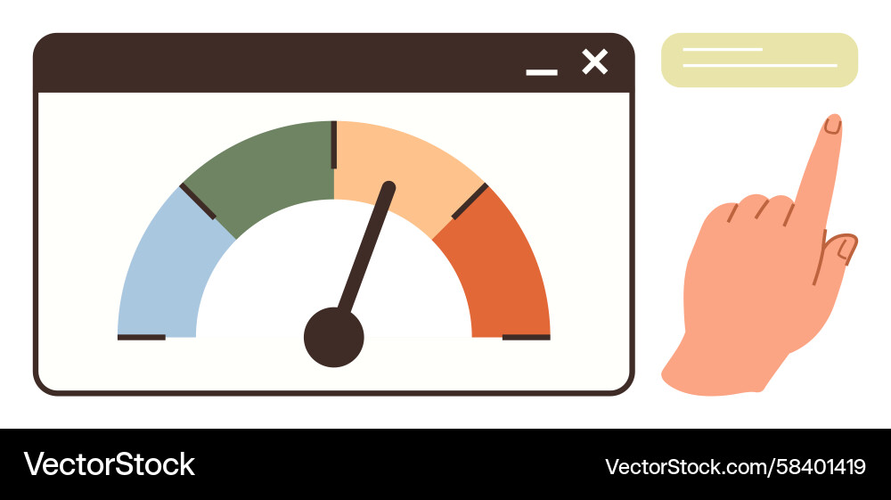 Speed Dashboard Performance Meter Vector Image